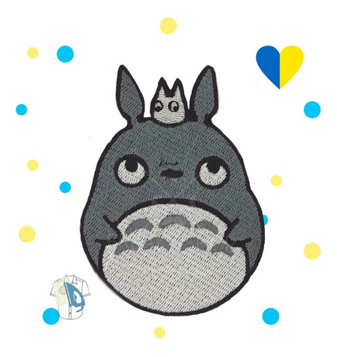 Parche Totoro 7 Cm Termohadesivo