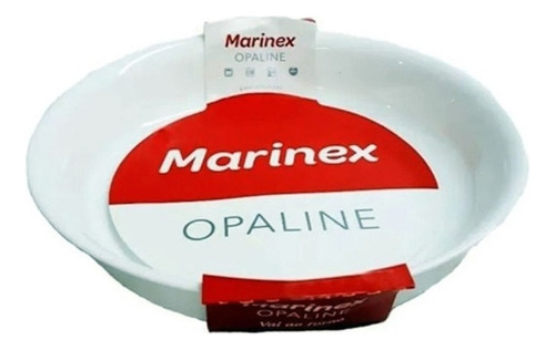 Marinex Opaline 685917 fuente asadera redonda 28cm de diametro color blanco