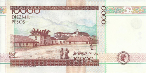 Colombia 10000 Pesos 9 Junio 2003