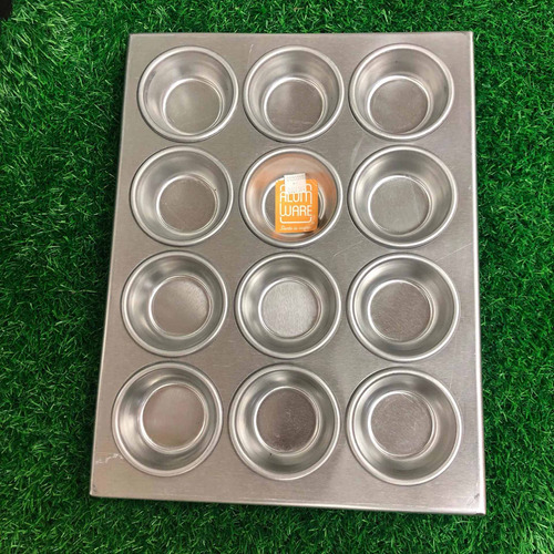 Bandeja Ponquesitos Cupcakes Alumware 12 Cavidades 12v