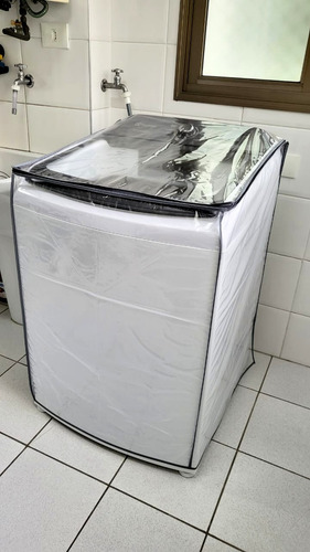 Capa Maquina De Lavar Roupa Com Ziper 9/10/11/12/13/15/16 Kg