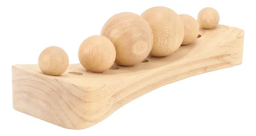 Camilla De Masaje De Madera, Elástica, Cuello, Espalda, Cade