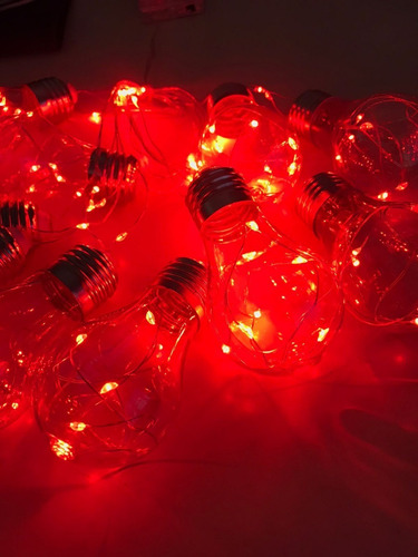 Imagen 4 de 8 de Guirnalda Hilo Alambre Cobre Microled 30 Focos Leds Pilas