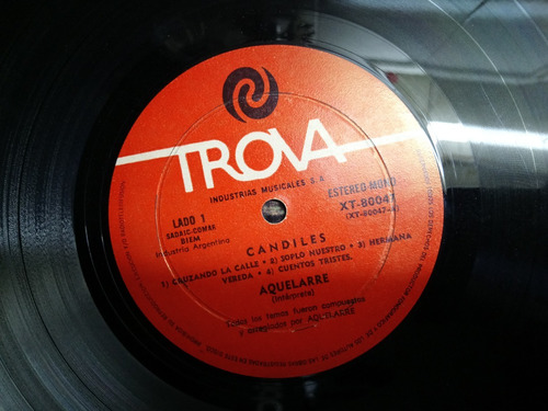 Vinilo Aquelarre Candiles Trova Disco