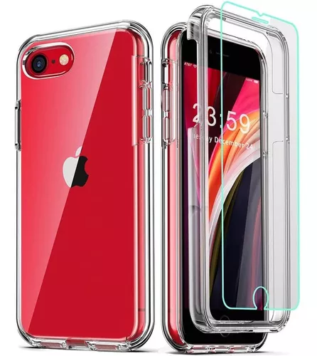 Funda Para iPhone SE (2020), Transparente/rigida/silicona