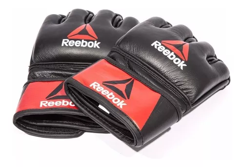 Guante boxeo eco cuero 12 oz dorado y negro Reebok