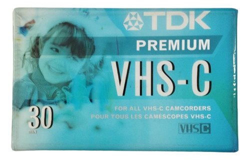 Cassette Video Tdk Vhs-c30 Premium Para Todas Las Cámaras