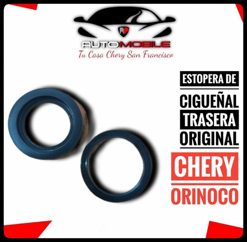 Estopera De Cigueñal Trasera Original Chery Orinoco