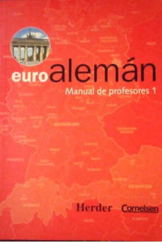 Euro Alemán Manual De Profesores 1 Cornelsen Herder