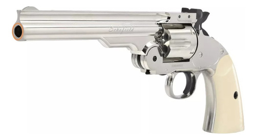Airgun Revólver Asg Schofield 6 Chumbinho 4.5mm Co2 Silver