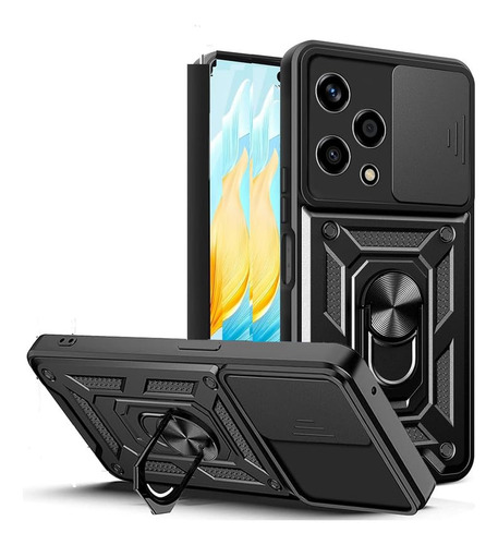 Funda Honor 200 Lite Protector Carcasa Rudo  Anillo + Mica