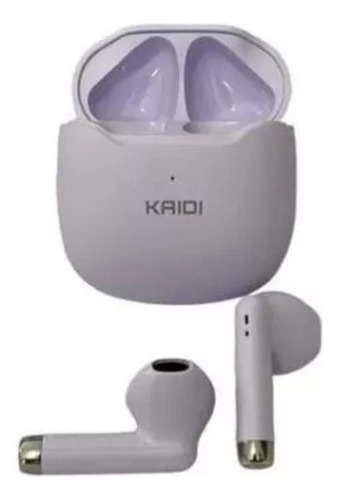Fone de ouvido in-ear sem fio Kaidi KD-770 violeta com luz LED