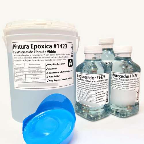 Pintura Para Piscina De Fibra, Calidad Epoxica Gelcoat Extra