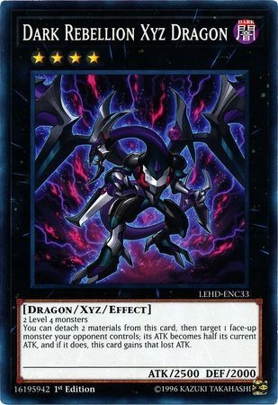 Yugioh! Dark Rebellion Xyz Dragon - Lehd-enc33
