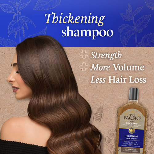 Shampoo Tio Nacho Anti Queda De Cabelo Volume Espessante 414