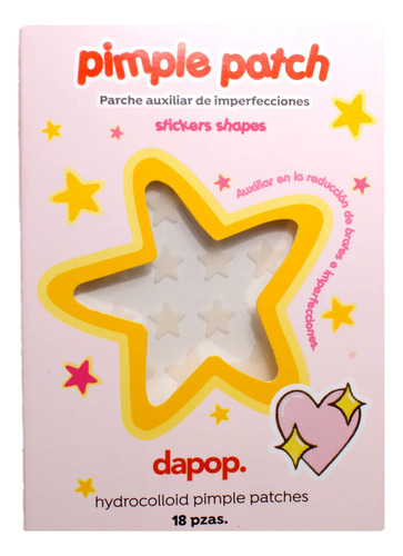 Parche Para Acné Pimple Patch De Dapop Momento De Aplicación Día/noche Tipo De Piel Todo Tipo De Piel