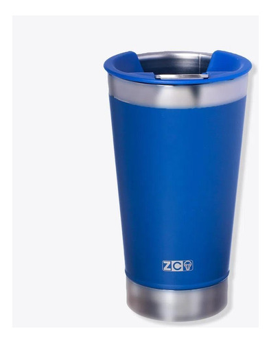 Copo Térmico Zonacriativa Opener Forever Cheers Azul 500 Ml