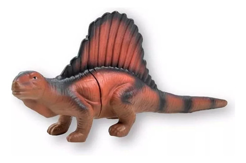 Dinosaurio Dimetrodon En Goma 35 Cm Varios Colores