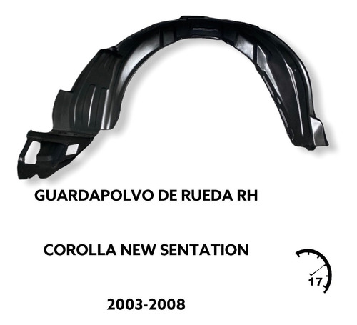 Carter O Guardapolvo Corolla New Sensation 2003 Al 2008
