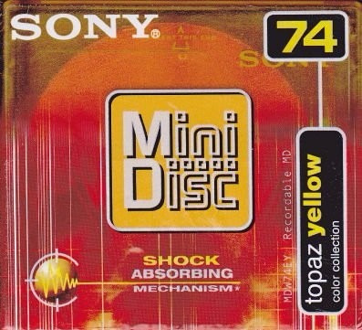 Minidisc Sony 74 Minutos Dual Shok Absorbing Mechanisc