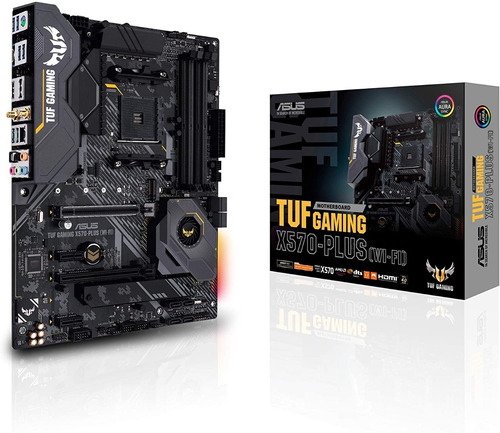 Asus Am4 Tuf Gaming X570-plus (wi-fi) Motherboard