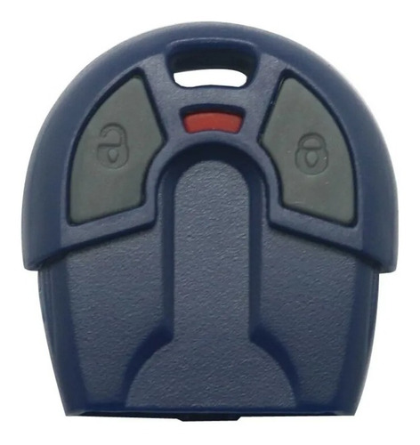 Capa Controle Cabeça Azul Chave Fiat Alarme Positron Flex 