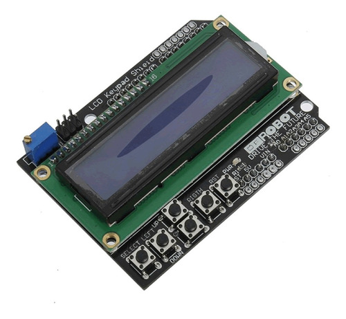 Shield Display Lcd 1602 Keypad Backlight Azul P/ Arduino