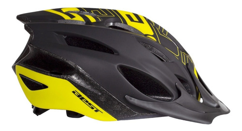 Casco Urbano Mtb Best Essential Negro Amarillo Fluor