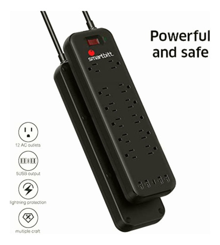 Smartbitt Supresor De Picos De Voltaje Protector Contra