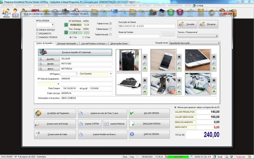 Software Assistência Para Celular + Vendas + Financeiro V5.0