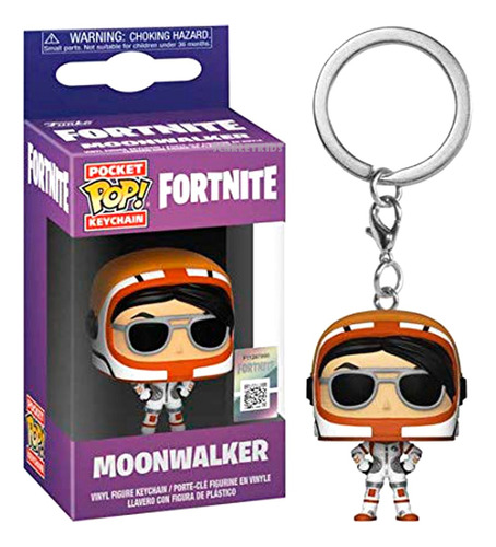 Funko Pop Llavero Fortnite Moonwalker Original Scarlet Kids