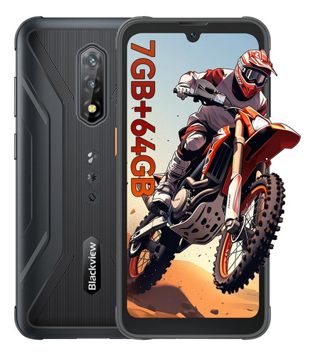 Teléfono Móvil Exterior Impermeable Blackview Bv5200 Pro 64 Gb Negro 6gb Ram,4g Dual Sim, Androide 12 Teléfono Inteligente