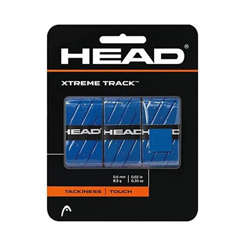 Blister Head Con 3 Cubre Grip X-treme Track Azul