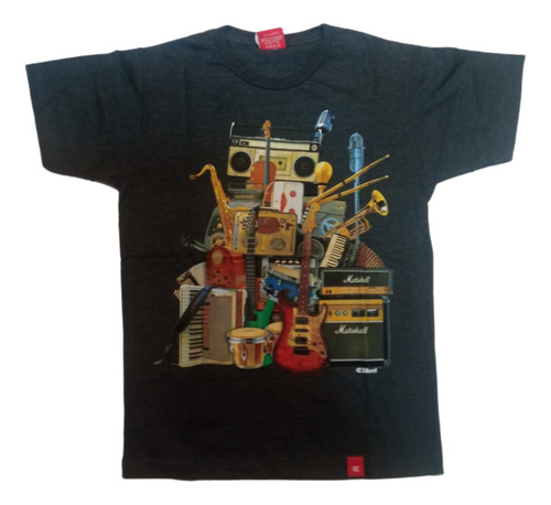 Remera Musical Torre Instrumentos Musicales Premium