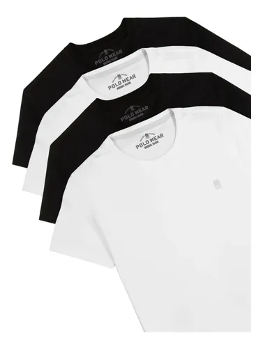 Kit 4 Camisetas Masculinas Polo Wear Sortido