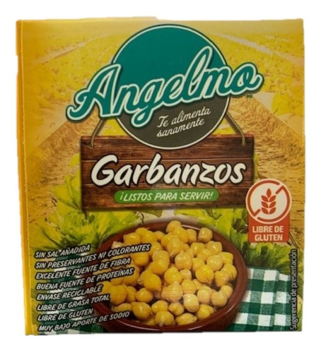 Garbanzos Angelmo 340 Gramos Tetra Pak