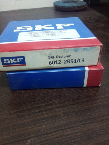 Lote De Baleros O Rodamiento Skf 6012-2rs1/c3  (10 Piezas)