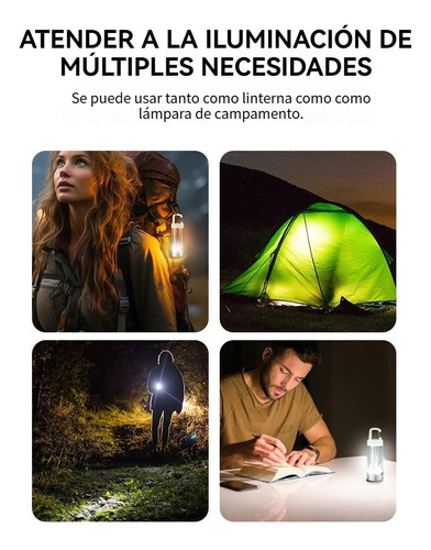 Mazoom E-hyl801 Lampara Camping Led Linternas Recargables