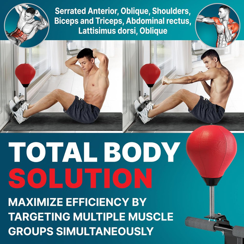 Barra De Ejercicios Para Abdominales Con Pera De Boxeo
