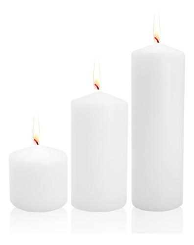 Royal Imports, Juego De Velas Estilo Columna, Para Bodas, Cu