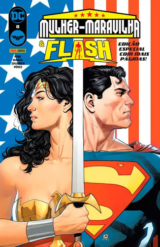 Mulher-maravilha/flash 08, De March, Guillem. Editorial Panini, Capa Mole, Edição 8 Em Português, 2024