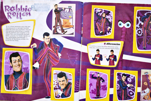 Lazy Town (panini, 2007): Álbum Completo (Usado)