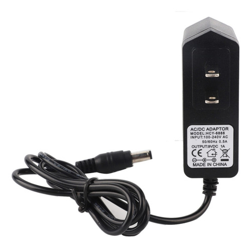 Jj Adaptador De Corriente De Cargador De Pared Dc 9v 1a