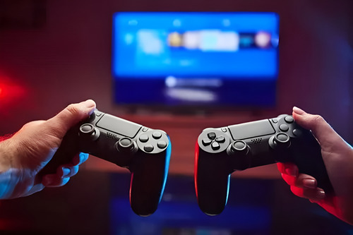 Joystick Para Ps4 Inalámbrico Genérico Incluye Cable Negro