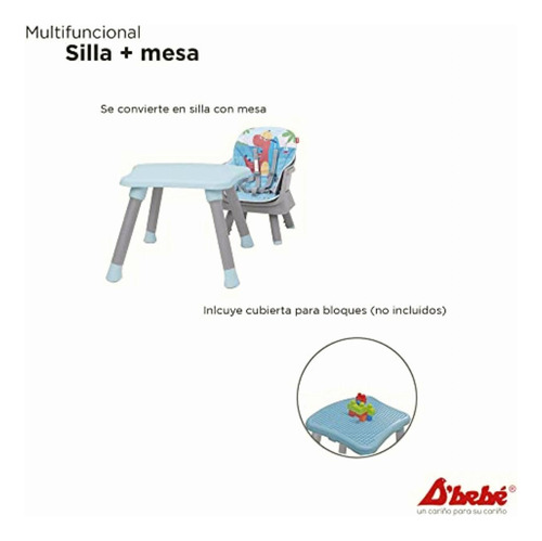 D´bebé | Silla Alta 4 En 1 Grow With Me | Silla Alta