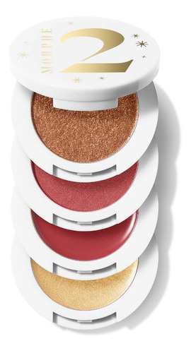 Morphe 2- Multipaleta Quad Goals - Glitz & Glow Color De La Sombra Glitz & Glow
