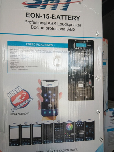Bocina Amplificada Recargable De 15 Smt