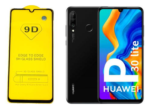 Vidrio Templado 9d Para Huawei P30 Lite