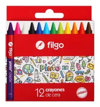 Comprar 12 Cajas De Crayon Crayones Ceritas Ceras Filgo X 12 Colores