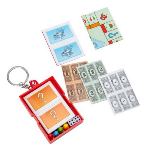 Hasbro Gaming Monopoly Llavero Juego Mini Tamaño De Viaje